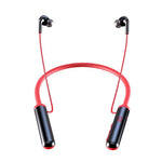 960 Bluetooth-kompatible 5.0-høretelefoner, sportshøretelefoner med nakkebånd, bas, stereo, strøm-LED-display, støjreducerende headset, understøtter TF-kort