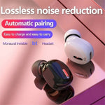 X9 Mini Stereo Trådløse Hovedtelefoner Bluetooth 5.0 In-ear HiFi Høretelefoner med Mikrofon