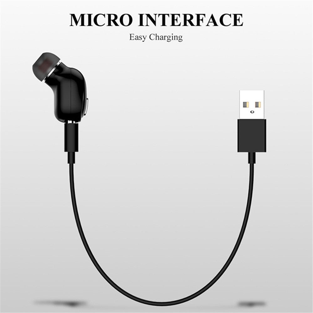 X9 Mini Stereo Trådløse Hovedtelefoner Bluetooth 5.0 In-ear HiFi Høretelefoner med Mikrofon