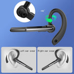 P40 Single Ear Wireless Bluetooth-compatible Headset 180-degree Rotating Business Noise Reduction Earphone Hands-free Headphone with Mic