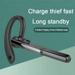 P40 Single Ear Wireless Bluetooth-compatible Headset 180-degree Rotating Business Noise Reduction Earphone Hands-free Headphone with Mic