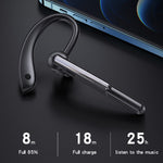 P40 Single Ear Wireless Bluetooth-compatible Headset 180-degree Rotating Business Noise Reduction Earphone Hands-free Headphone with Mic