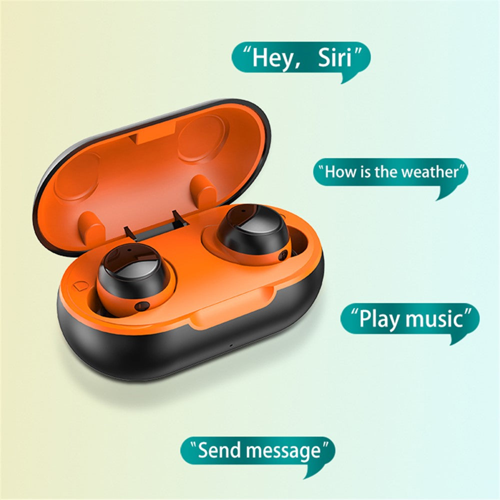 TWS-22 trådløse TWS-høretelefoner, HiFi, IPX5-vandtætte, mini-høretelefoner, sportshøretelefoner, Bluetooth-kompatible løbehøretelefoner til Samsung Xiaomi iPhone