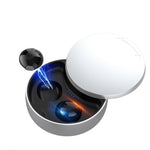 X21S TWS Låg Latens Gaming Hörlurar Bluetooth-kompatibla 5.0 Mini Headset Dolda Sport Trådlösa Hörlurar IP4 Vattentäta Osynliga Hörlurar med Mikrofon