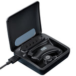 V9S Bluetooth-kompatibelt enkeltøre-headset (mono) i forretningsstil med LED-display, trådløst headset/øretelefon med batteriopladningsetui
