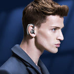 V9S Bluetooth-kompatibelt enkeltøre-headset (mono) i forretningsstil med LED-display, trådløst headset/øretelefon med batteriopladningsetui