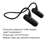 F1 Knogleledning Trådløse Bluetooth 5.0 Nakkebøjle Hovedtelefon Opkald Musik Øretelefon Sportsheadset
