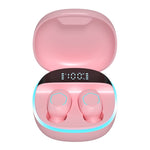 M13 Bluetooth-compatible Wireless Earphones Wireless Earpiece LED Display Screen Waterproof Earbuds Headsets with Charging Bin for Gaming Running Cycling Walking