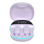 M13 Bluetooth-compatible Wireless Earphones Wireless Earpiece LED Display Screen Waterproof Earbuds Headsets with Charging Bin for Gaming Running Cycling Walking
