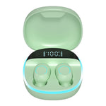 M13 Bluetooth-compatible Wireless Earphones Wireless Earpiece LED Display Screen Waterproof Earbuds Headsets with Charging Bin for Gaming Running Cycling Walking