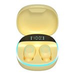 M13 Bluetooth-compatible Wireless Earphones Wireless Earpiece LED Display Screen Waterproof Earbuds Headsets with Charging Bin for Gaming Running Cycling Walking