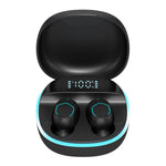 M13 Bluetooth-compatible Wireless Earphones Wireless Earpiece LED Display Screen Waterproof Earbuds Headsets with Charging Bin for Gaming Running Cycling Walking