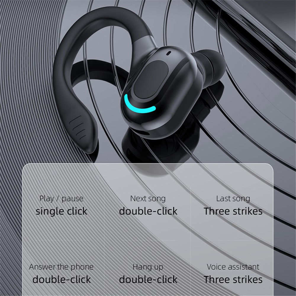 F8 TWS In-ear Bluetooth-kompatible høretelefoner med mikrofon og IPX4 vandafvisning