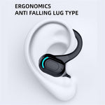 F8 TWS In-ear Bluetooth-kompatible høretelefoner med mikrofon og IPX4 vandafvisning