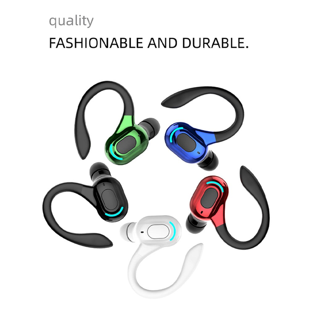 F8 TWS In-ear Bluetooth-kompatible høretelefoner med mikrofon og IPX4 vandafvisning