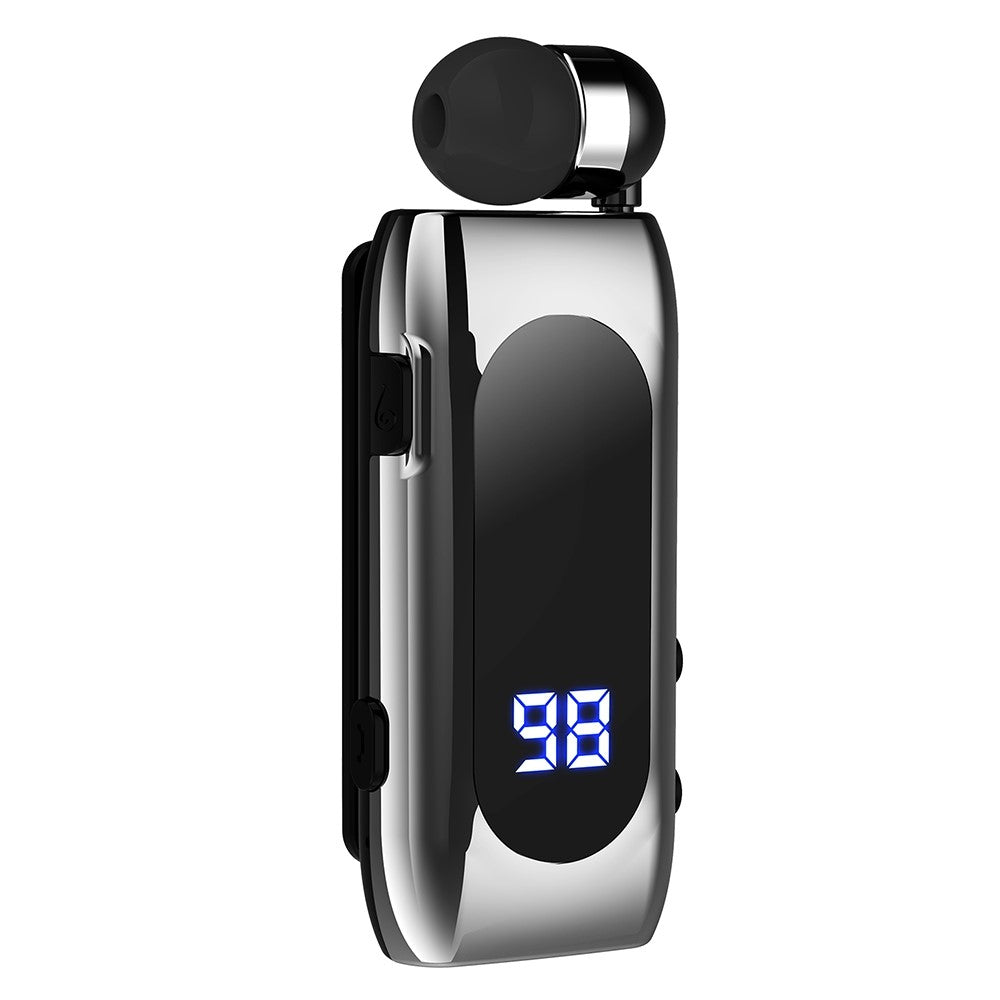 K55 Business Bluetooth-kompatibel enkeltopplåring med batterivisning, klips, intelligent støydemping og teleskopisk headsetklemme