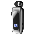 K55 Business Bluetooth-kompatibel enkeltopplåring med batterivisning, klips, intelligent støydemping og teleskopisk headsetklemme