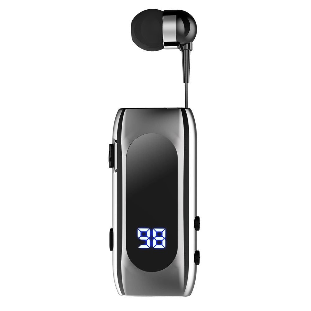 K55 Business Bluetooth-kompatibel enkeltopplåring med batterivisning, klips, intelligent støydemping og teleskopisk headsetklemme