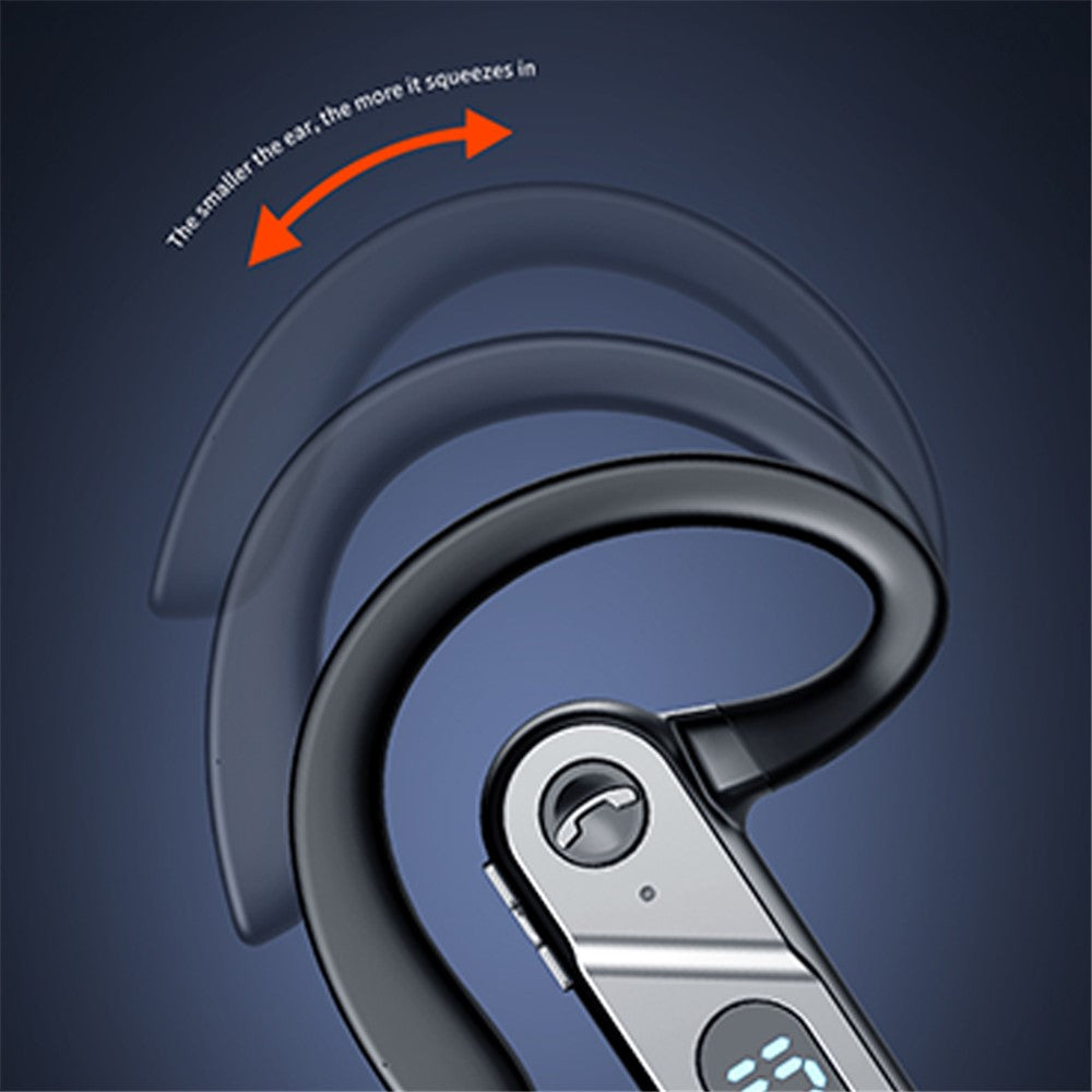 V28 Bone Conduction Høretelefoner Bluetooth-kompatibel 5.2 IPX5 Svedafvisende Open-Ear Bluetooth-kompatibel Sportshovedtelefoner til Løb Vandring Kørsel Cykling