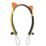 Barn Trådlösa In-ear-hörlurar med Bluetooth-funktion Söta Magnetiska Hörlurar Barnheadset med Halsband