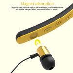 Barn Trådlösa In-ear-hörlurar med Bluetooth-funktion Söta Magnetiska Hörlurar Barnheadset med Halsband