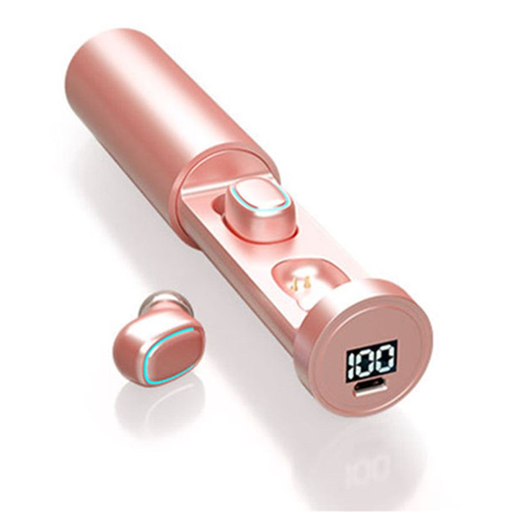 C1 Bluetooth-compatible Wireless In-ear Headset TWS Earphone Stereo Sound Earbud Sports Noise-canceling Headphone with Charging Case