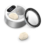 X21T Mini Size TWS Wireless Bluetooth-compatible Headset Low Delay Earphone with Digital Display Screen Charging Case