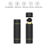 TWS Earphone Bluetooth-compatible 5.1 Wireless Sports Headphone with Lipstick-shaped Charging Case