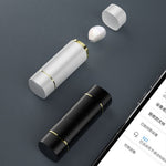 TWS Earphone Bluetooth-compatible 5.1 Wireless Sports Headphone with Lipstick-shaped Charging Case