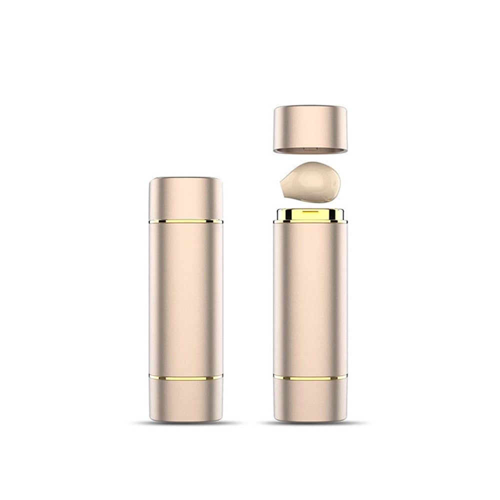 TWS Earphone Bluetooth-compatible 5.1 Wireless Sports Headphone with Lipstick-shaped Charging Case