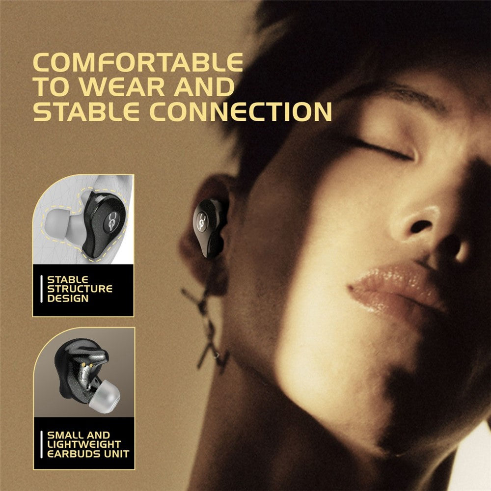 SABBAT E16 Wireless Bluetooth-compatible Headset In-Ear TWS Headset Portable Lightweight Earphones with Charging Case