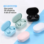 A6S Wireless Bluetooth-compatible Headset Mini Binaural In-Ear Music Headphones Noise Reduction TWS Earbuds with Charging Case