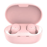 A6S Wireless Bluetooth-compatible Headset Mini Binaural In-Ear Music Headphones Noise Reduction TWS Earbuds with Charging Case