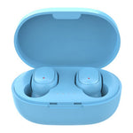 A6S Wireless Bluetooth-compatible Headset Mini Binaural In-Ear Music Headphones Noise Reduction TWS Earbuds with Charging Case