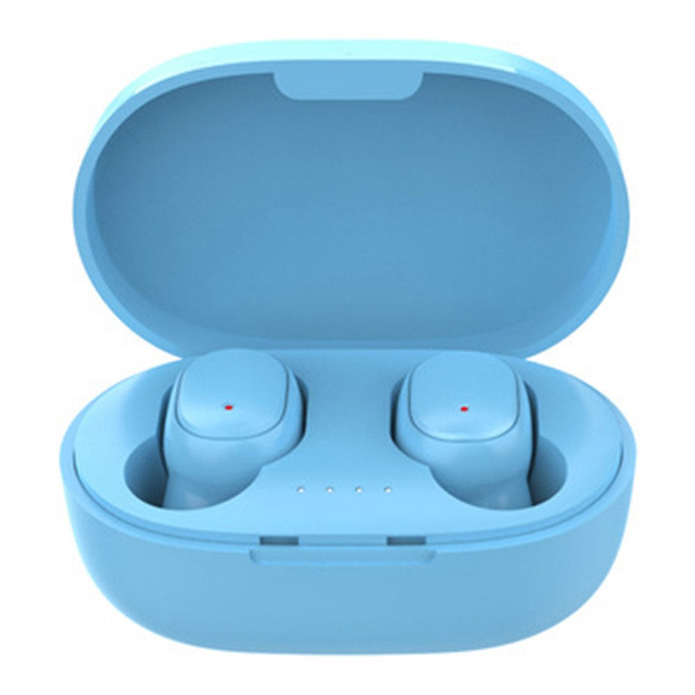 A6S Wireless Bluetooth-compatible Headset Mini Binaural In-Ear Music Headphones Noise Reduction TWS Earbuds with Charging Case