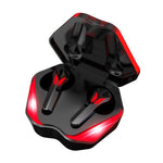 J13 Bluetooth-compatible Earbuds Binaural In-Ear Gaming Headset Dual Mode E-Sport Headphone with Digital Display / Breathing Light