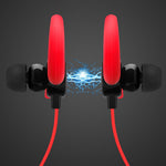 GORSUN E56 Trådlösa Headset Bluetooth-kompatibla Halsmonterade Hörlurar Stereo Basljud Sport Löpning Magnetisk Halsband Hörlurar
