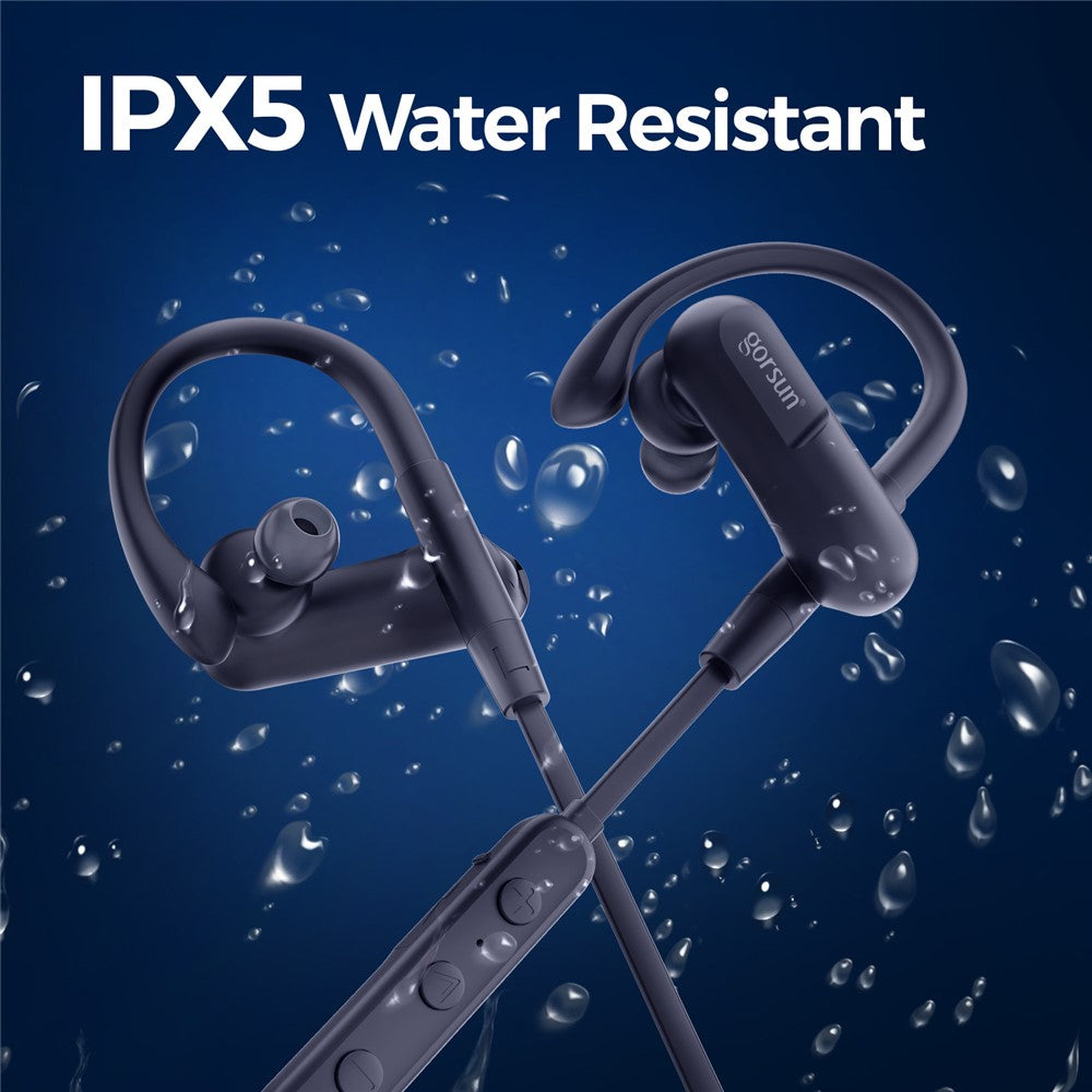 GORSUN E20 Sports Earphones IPX5 Waterproof Ear Hook Wireless Bluetooth-compatible Headphones