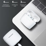 J8 Bluetooth-compatible Headphones with Indicator Light Portable TWS Earbuds Noise Reduction Wireless Headset