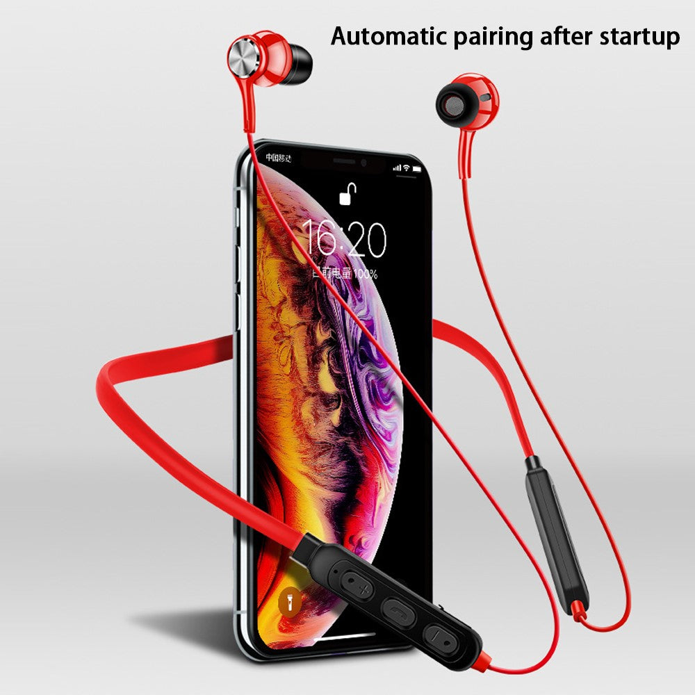 G03 Magnetic Neckband Bluetooth-compatible Headset Sport Wireless Strong Bass Music Calling Earphone