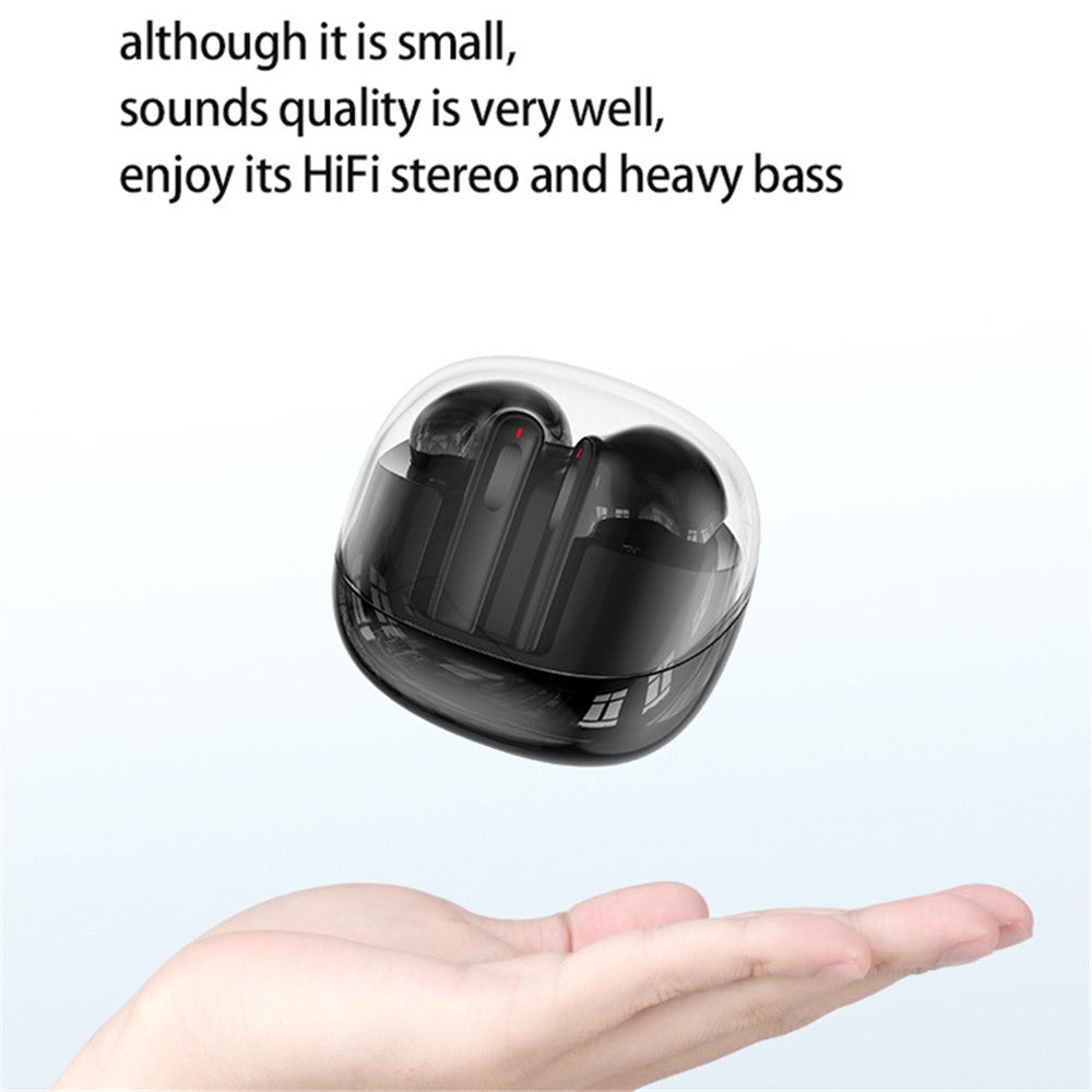 B021 Wireless Bluetooth Headset Transparent TWS Earbuds Low Latency Headphones