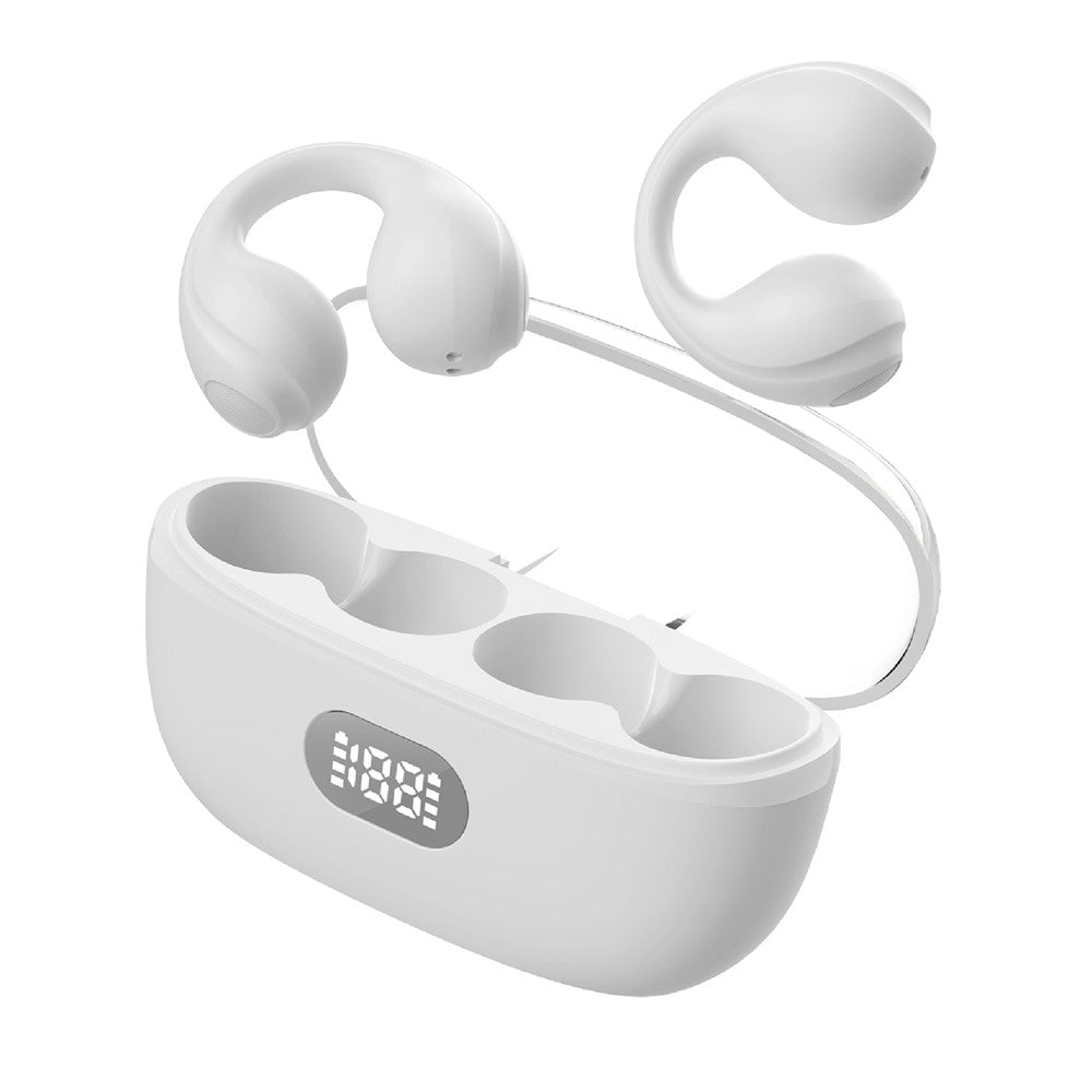 Open Ear Clip Hovedtelefoner Trådløse Bluetooth-kompatible Clip-on Headset Open Ear Earbuds Høretelefoner