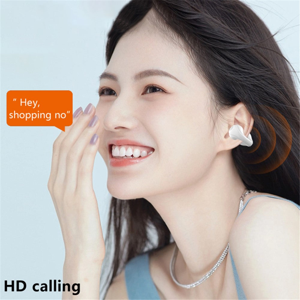 Open Ear Clip Hovedtelefoner Trådløse Bluetooth-kompatible Clip-on Headset Open Ear Earbuds Høretelefoner