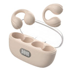 Open Ear Clip Hovedtelefoner Trådløse Bluetooth-kompatible Clip-on Headset Open Ear Earbuds Høretelefoner