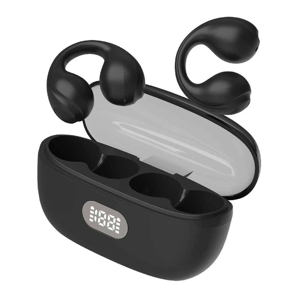 Open Ear Clip Hovedtelefoner Trådløse Bluetooth-kompatible Clip-on Headset Open Ear Earbuds Høretelefoner