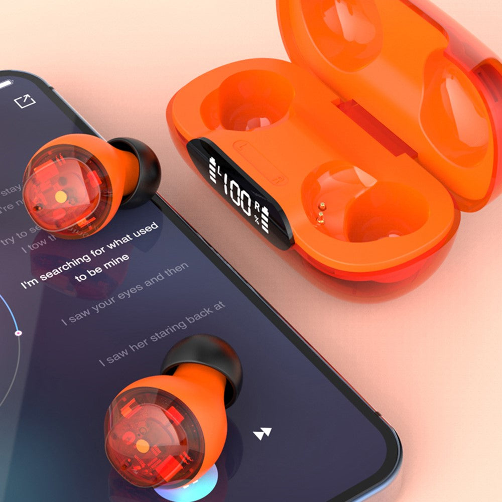 H20 Bluetooth-compatible Headset Sports Headphone TWS Wireless Earphone with Digital Display Charging Case