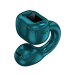 M10 Digital Display Clip-on Bluetooth-compatible Earphone HiFi Sound Single Ear Bendable Headphone