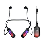 B10 Silicone Neck-mounted Bluetooth-compatible Earphones Wireless Headphones with Transmitter