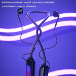 B10 Silicone Neck-mounted Bluetooth-compatible Earphones Wireless Headphones with Transmitter