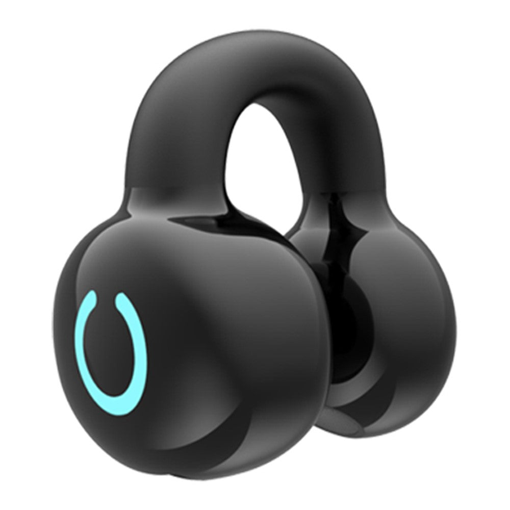 YX09 Clip-On Enkeltøre Bluetooth-kompatibelt Headset Stereo Business-stil Trådløse Hovedtelefoner